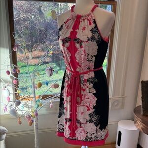 NWT White House Black Market
(WHBM) SL Rvys Braided Halter Dress. Size Small